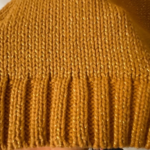 Somedays‎ Lovin gold metallic sweater dress small NWT - Picture 8 of 13